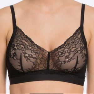 SPANX Spotlight on Lace Black Bralette